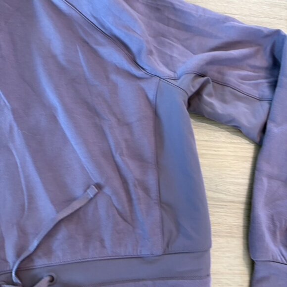 ** Travis Mathew Women's Mauve purple golden state cropped hoodie Small - Picture 6 of 11